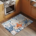 thumbnail image 2 of Bathroom Rugs 2x3 Ft, Blue Coastal Non Slip Area Rugs for Kitchen Bedroom Entryway, Summer Beach Starfish Weeping Eucalyptus Vintage Washable Carpet Runner Rug Floor Mats for Bedroom Home Decor, 2 of 8