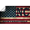 thumbnail image 2 of Huntersville NC North Carolina Mecklenburg County Vintage US Flag Decal Bumper Sticker 3M Vinyl 3" x 5", 2 of 3