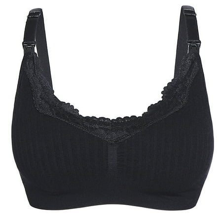 Lenago Maternity Feeding Nursing Women Solid Bra Underwear Breastfeeding Up to 50% off Clearance