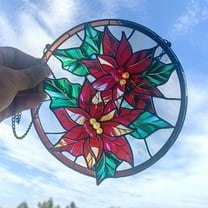 sruoe Suncatchers Windows Hanging, Indoor Outdoor Sun Catchers Ornaments, Sunlight Catcher, Colorful Acrylic Window Hanging Decoration for Garden Wall Hang Decor