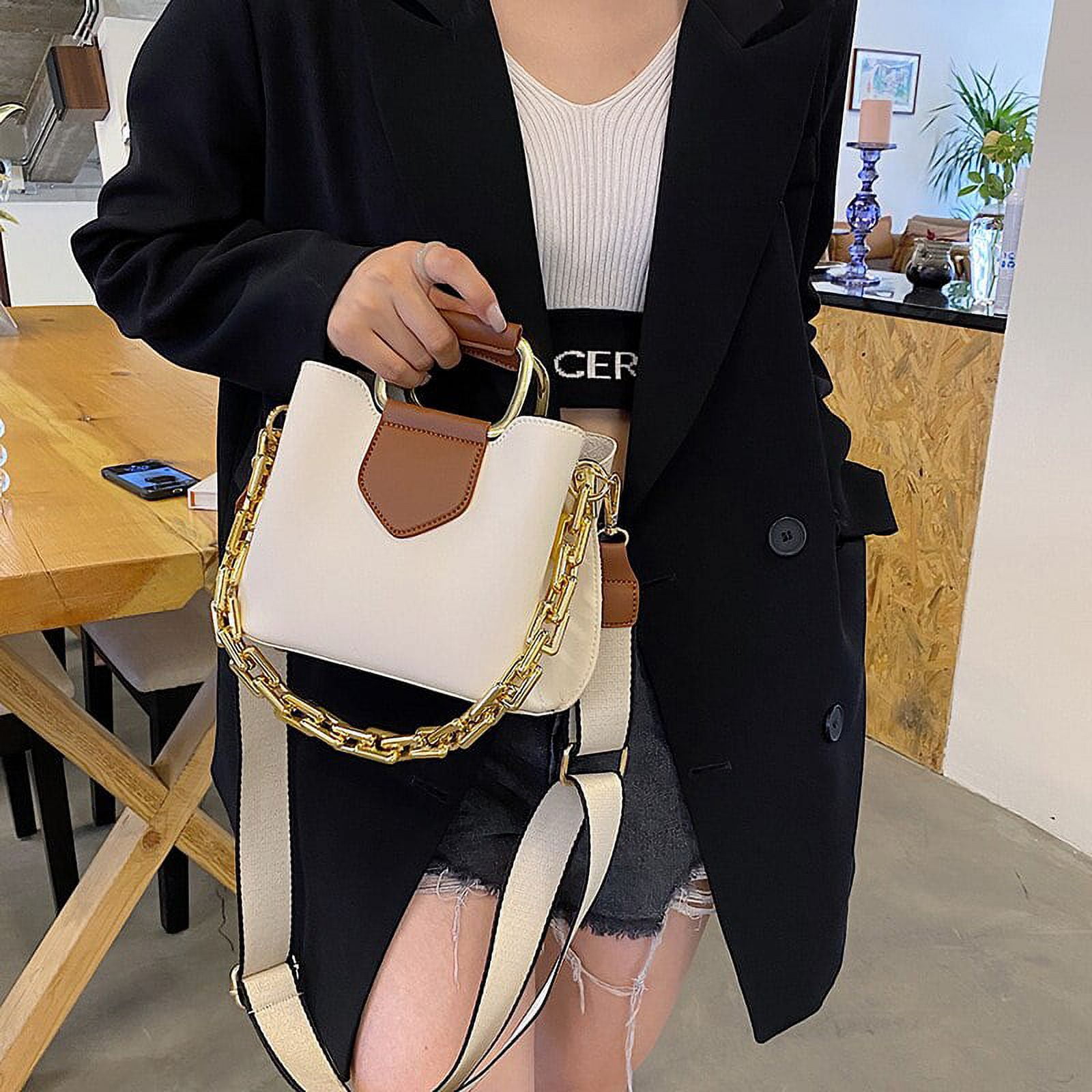Amazon.com: Acrylic & Flower Designer Shoulder Bags for Women Crossbody Bag  Rhinestones Top-Handle Box Tote Handbags (Black) : Clothing, Shoes & Jewelry