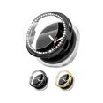 thumbnail image 1 of wonima44 [2+2 Pack Bling Case for Samsung Galaxy Watch 8 Screen Protector 44mm, Tempered Glass Glitter Diamond Bumper Face Cover for Galaxy Watch 8 Accessories 44mm Galaxy Watch Case for Women, 1 of 1
