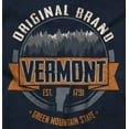 thumbnail image 2 of Original Brand Vermont Forest Trees Men's Graphic T Shirt Tees Brisco Brands X, 2 of 4