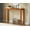 Honey Ginger, variant on Kings Brand Furniture Russel Console Table - Modern Entryway Sofa Table, Behind The Couch, Hallway, Living Room, Caviar