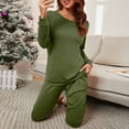 thumbnail image 3 of Vedolay Sleepwear For Women Shorts Set Womens 2 Piece Set Summer Fashion Cami and Shorts Set Cotton Pajama Sets,Army Green XXL, 3 of 5