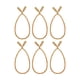thumbnail image 1 of Juego de 6 cintas reutilizables y fáciles de moldear para guirnaldas navideñas, ideales para empaques y decoraciones flexibles, perfectas para calceti Oro, 1 of 8