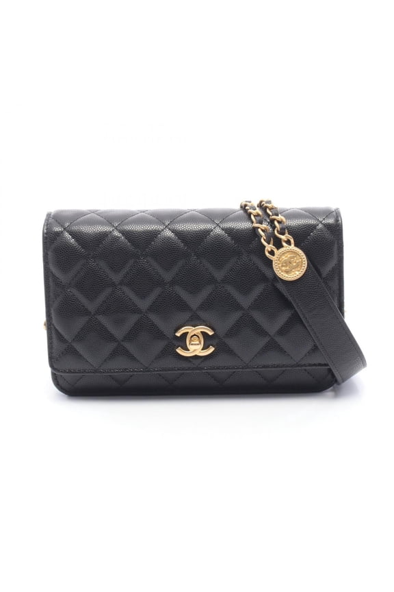 Pre-Owned Chanel Matelass Shoulder Bag/Handbag, Caviar Leather (Grained Calfskin), Women's,...