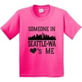thumbnail image 3 of Inktastic Seattle Washington Someone Loves Me Skyline Youth T-Shirt, 3 of 5