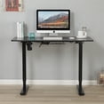 thumbnail image 2 of MXTARK Electric Standing Desk, Height Adjustable Computer Desk with Splice Board,Sit Stand Desk Home Office Ergonomic Desks, Black Finish,48", 2 of 4