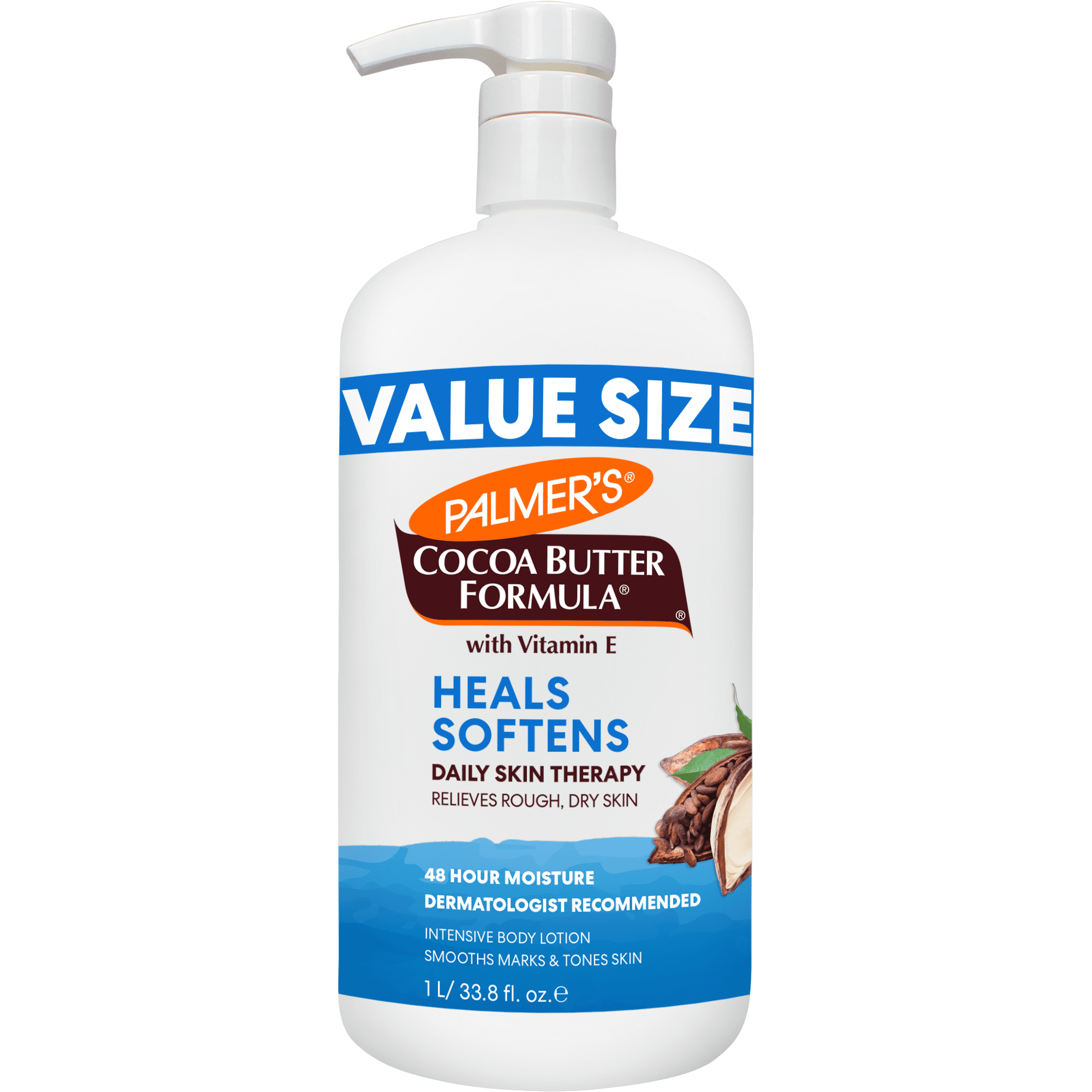 (3 pack) Palmer's Cocoa Butter Formula Daily Skin Therapy Body Lotion for Dry Skin, 33.8 fl. oz.