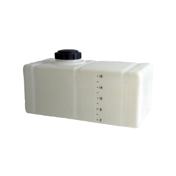 Ace Roto-Mold 20 Gallon Sumped Rectangular Applicator Tank 28x14x12 - SP0020-LC