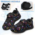 thumbnail image 4 of Uourmeti Halloween Shoes for Boys Girls Rainbow Bat Moon Star Tennis Running Shoes Lightweight Breathable Kids Athletic Sport Shoe Size 11.5, 4 of 7