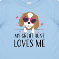 thumbnail image 4 of Inktastic Cute Pup My Great Aunt Loves Me Boys Baby T-Shirt, 4 of 5