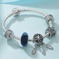 thumbnail image 3 of Beaded Bracelet European Charm Ladies Bracelet Handmade Jewelry Gift, 3 of 6