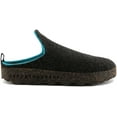 thumbnail image 2 of Asportuguesas Come Women's Chunky Rubber Cork Sole Slip On Slippers In Antracite Size 5.5/6, 2 of 6