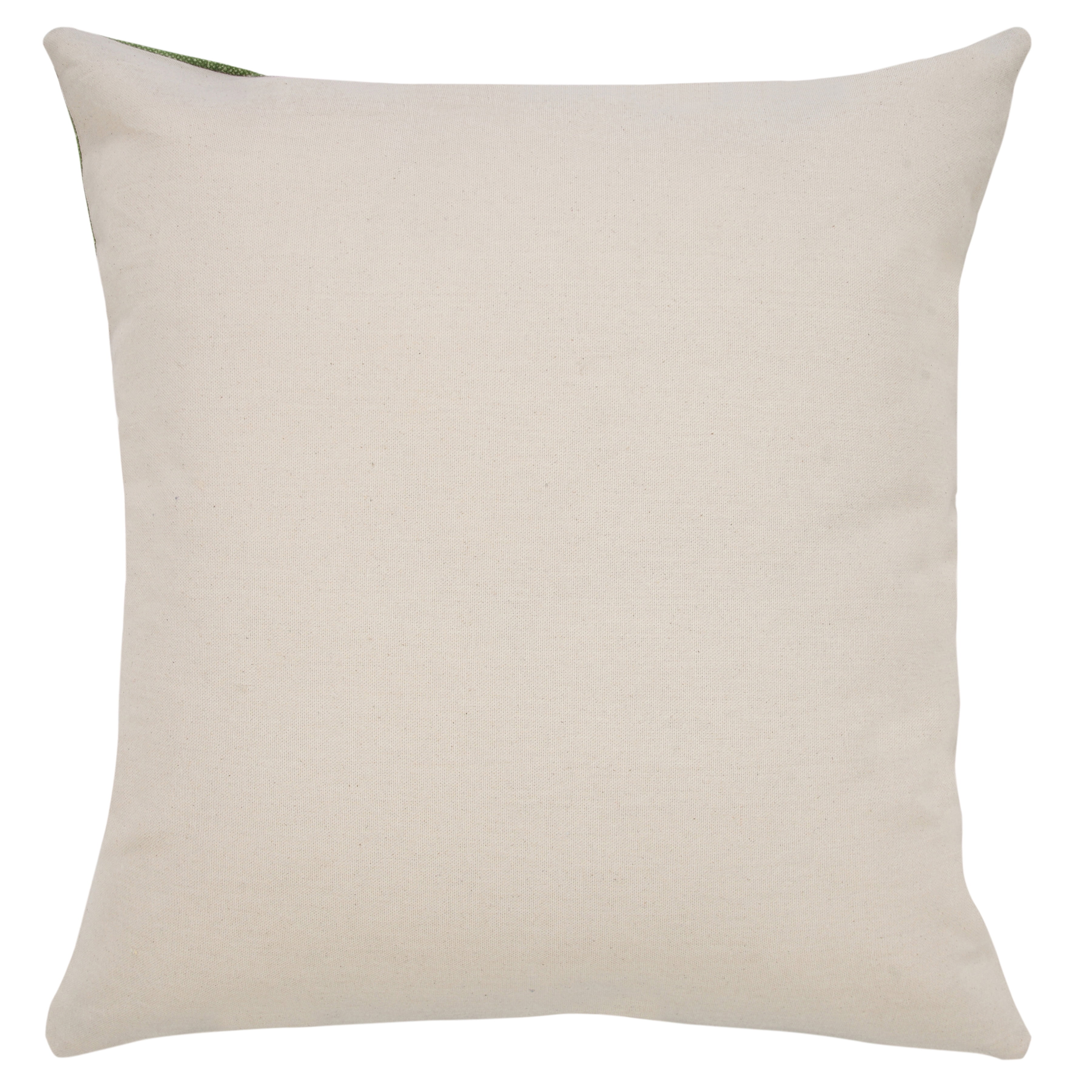 Ox Bay Khloe 20" x 20" Green Dotted Stripe Cotton Adult Decorative Throw Pillow Cover