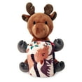 thumbnail image 2 of Rollee Pollee Plush Moose Farm Friends Hugger and Silk Touch Throw Blanket 40x50 inches, Set for Kids, 2 of 7
