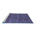 thumbnail image 2 of Ahgly Company Machine Washable Indoor Rectangle Abstract Blue Modern Area Rugs, 3' x 5', 2 of 4