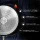 thumbnail image 4 of Batería de cocina 10 piezas Titan Black elaborada con titanio y acero inoxidable compatible con estufas de inducción, horno  eléctricas y gas, centro indicador de calor., 4 of 8