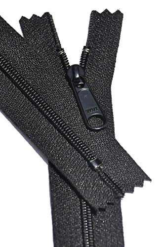 YKK Black #4.5 Handbag - Extra-Long Pull Zipper (10 Zippers Per Pack) (60" Inches)