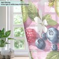 thumbnail image 4 of Yayeee Window Curtains Set of 2 for Living Room Light Filtering 63"x42", Pink Blueberries, 4 of 7
