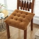 thumbnail image 5 of Yhmxh Cojín para silla de color liso con acabado mate, cojín para silla de comedor, cojín para oficina, estudiante y asiento de invierno, resistente a la decoloración., 5 of 5