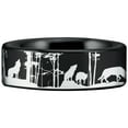 thumbnail image 4 of Tungsten Wolf Pack Ring, 4 of 7