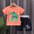 thumbnail image 1 of Spiderman Iron Man Baby Boys Ropa Traje de manga corta Camisetas Pantalones cortos Pantalones Superhéroe Capitán América Verano Ropa para niños Conjuntos90 (24M) Gao Jinjia LED, 1 of 2