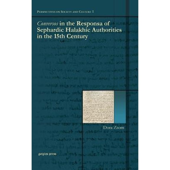 Perspectives on Society and Culture: Conversos in the Responsa of Sephardic Halakhic Authorities in the 15th Century (Hardcover)