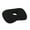Black, variant on Ear Protection Pillow Black Polyester Blend 17.3X12.6X1.97 Inches 1-Pack For Side Sleepers Pressure Relief Adjustable Filling Washable Cover No Drill Installation Black