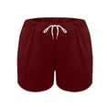 thumbnail image 7 of Lenpel Women's Sweat Shorts Casual Elastic High Waisted Drawstring Athletic Shorts Comfy Lounge Workout Shorts, 7 of 7