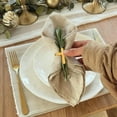 thumbnail image 1 of unbranded 4Ud Dorados Para Servilletas Con Cruzado Para En Eventos, 1 of 6
