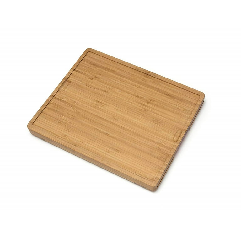 Bamboo cutting board with containers – Ivaky