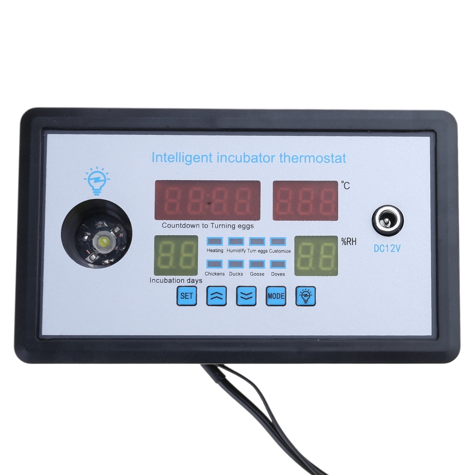 All-Purpose Digital Temperature Controller Centigrade Thermostat Humidity Controlling with Probe for Incubator Fridge