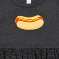 thumbnail image 4 of Inktastic Funny Hot Dog Girls Baby Dress, 4 of 5