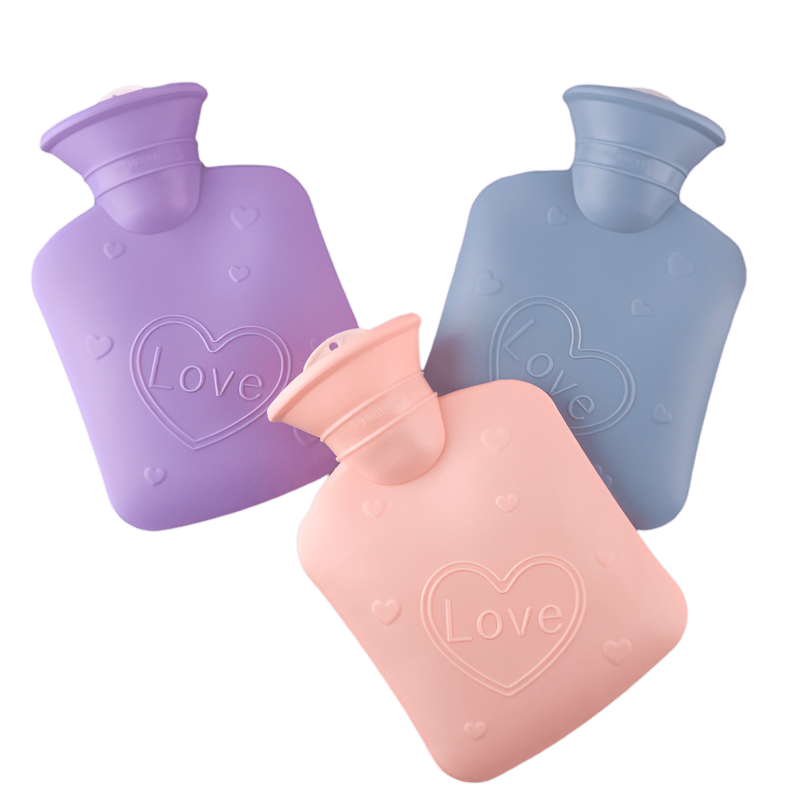 Children 500ML rubber hot water bottle, hot compress against cold, injury pain