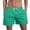 Green, variant on Men's Swim Trunks 9 Inch Lightweight Palm Tree Print Quick Dry 4th Of July Swim Trunks with Pockets Anti-Chafe Mens Summer Clothes