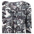 thumbnail image 4 of VERABENDI Women's Plus Size Tops Blouses Long Sleeve Button Up V-neck Tunic Shirts, M-4XL, 4 of 6