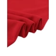 thumbnail image 5 of Allegra K Mono Elegante con Tirantes sin Mangas y Cinturón para Mujer, Pierna Recta, L Rojo, 5 of 5