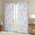 thumbnail image 2 of jejeloiu Lovely Pet Cat Blackout Curtains Set of 2 (52x84 Each),Kitten Stars Silhouette Window Curtains,Pink Blue Curtains and Drapes For Kids,Breathable Home Decor, 2 of 6