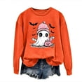 thumbnail image 4 of Fjofpr Sweatshirts for Women Loose Fit Halloween Sweatshirt for Women Plus Size Women's Round Neck Halloween Printed Sweatshirt Long Sleeved Top Sweatshirt Hooded Sweatshirt, 4 of 4
