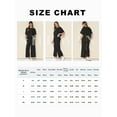 thumbnail image 5 of Aleumdr Womens Sets 2 Piece Outfits Top and Bottom Outfits for Women 2 Piece Sweatsuit Sets Black M, 5 of 9