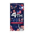 thumbnail image 1 of Bandera de puerta festiva del Día de la Independencia, borde cortado en caliente, cubierta de puerta impresa en HD, bandera sin perforaciones, tela de poliéster, cortinas decorativas para puerta, 1 of 6