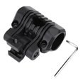 thumbnail image 1 of Accesorio de montaje con clip de abrazadera de linterna de liberación rápida de plástico para casco rápido (negro), 1 of 14