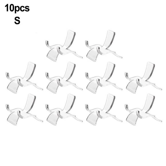 Luckyn 10 Pcs Géodes de Spécimens en Acrylique Supportant Base Support d'Exposition Minéral Chevalet, Présentoir Petites Pièces de Collectionneurs Supports d'Exposition pour Exposer Géodes en Cristal Roches Minéral Agate Corail