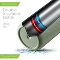 thumbnail image 3 of Botella de agua SIPX de acero inoxidable de 532 ml con tapa y sorbete, 3 of 7