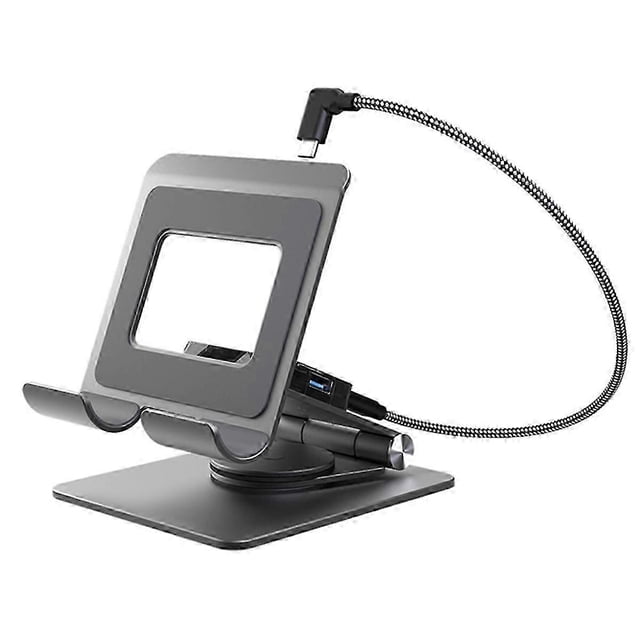 Rotation Stand Docking Station for ROG Ally X&Steam Deck OLED&Switch&IPad Pro 4K2K 100W Charging All