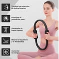 thumbnail image 3 of Anillo De Pilates Aro Resistencia Yoga Pelota Pilates Modelo Negro, 3 of 4