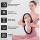 thumbnail image 3 of Anillo De Pilates Aro Resistencia Yoga Pelota Pilates Modelo Negro, 3 of 4
