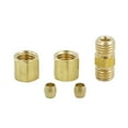 thumbnail image 2 of Legines Brass Compression Tube Fitting, Union, 1/8" OD x 1/8" OD, Pack of 2, 2 of 5